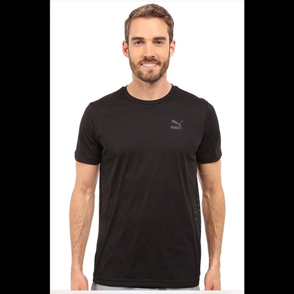 NWT PUMA Men's Evo Mesh Layer Tee - Picture 1 of 4